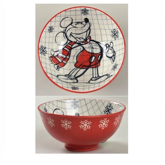 Disney Christmas Sketchbook Set of 3 Tidbit Bowl - Picture 5 of 5